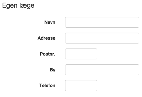 egen læge