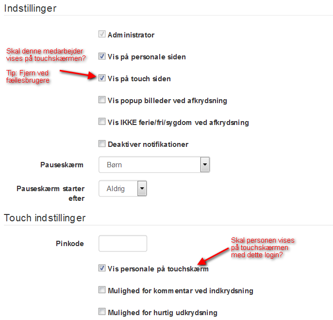 opretpersonaleindstillingerogfilterindstillinger