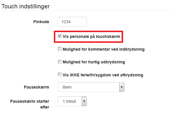 touchbruger-touchindstillinger