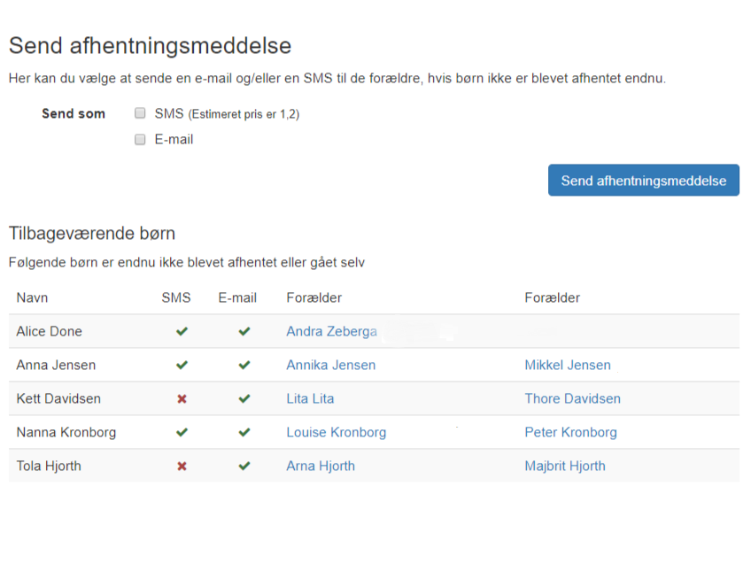 afhentning ny